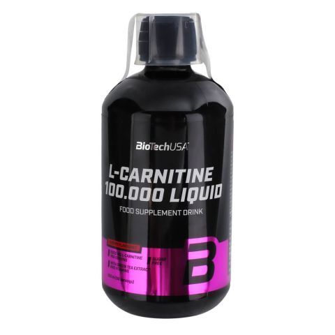 Жироспалювач L-carnitine 100.000, 500 мл, вишня, BioTech