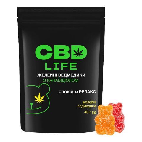 Желейные Мишки с CBD (каннабидиол), 40 г, CBD Life
