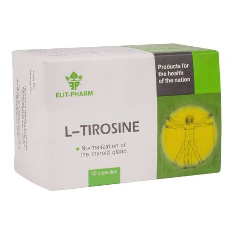 L-тирозин, 50 капсул, Еліт-фарм
