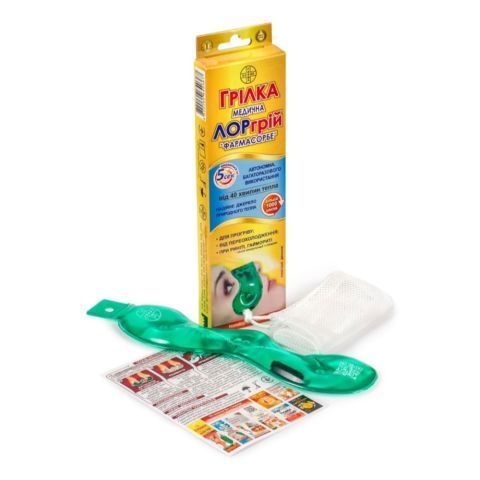 Грілка ЛОРгрій сольова багаторазова, 22.5х6 см, Farmasorbe