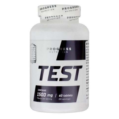 Трибулус Test, 60 таблеток, Progress Nutrition