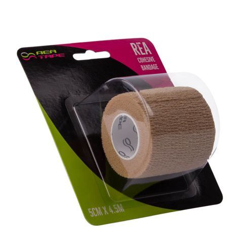 Когезивный бинт REA TAPE Сohesive bandage, бежевий