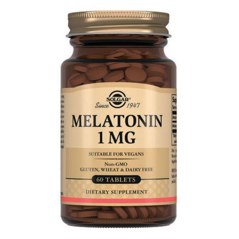 Мелатонин, 1 мг, 60 таблеток, Solgar