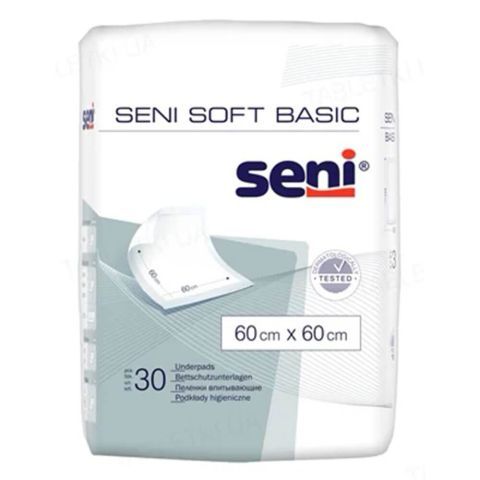 Гігієнічні пелюшки Seni Soft Basic, 60x60, 30 шт.