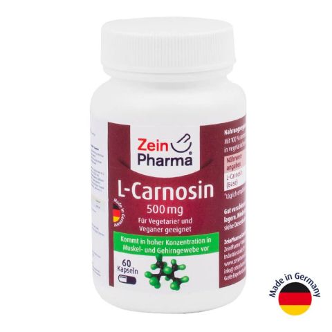 L-карнозин, 500 мг, 60 капсул, ZeinPharma