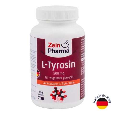 L-тирозин, 500 мг, 120 капсул, ZeinPharma