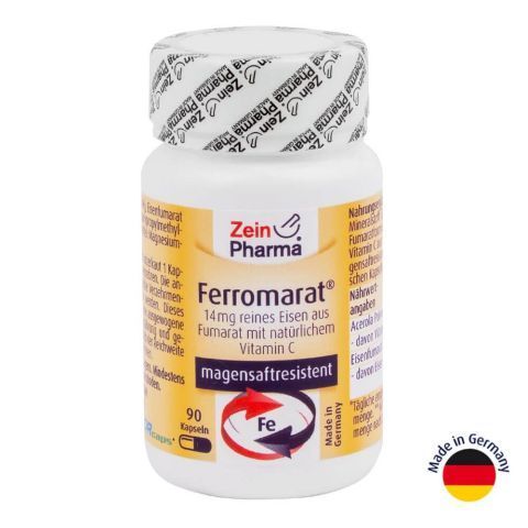 Фумарат заліза, 90 капсул, ZeinPharma