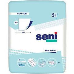 Гігієнічні пелюшки Seni Soft, 60x60, 5 шт.