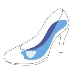 Силиконовые стельки для модельной обуви Uriel 