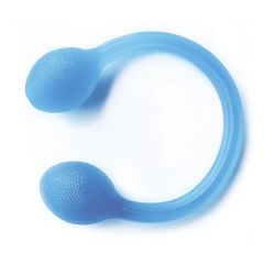 Эспандер силиконовый Ridni Relax, жгут жесткий, 38 см, синий