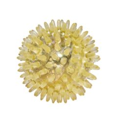 Мячик массажный Ridni Relax, диаметр 5,5 см, прозрачно-желтый