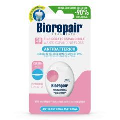 Зубна нитка BioRepair Захист ясен, з гідроксиапатитом і гіалуроновою кислотою, 30 м