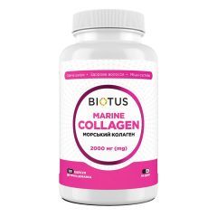 Коллаген морской, 500 мг, 120 капсул, Biotus