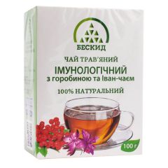 Травяной чай Иммунологический с рябиной и Иван-чаем, 100 г