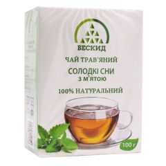 Травяной чай Сладкие сны с мятой, 100 г