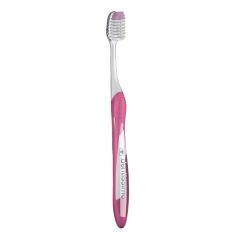 Зубна щітка Medium, середньої жорсткості, рожева, Dentissimo