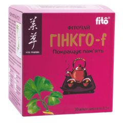 Чай Гінкго білоба, 20 пакетиків, FITO PHARMA