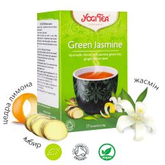 Чай "Зелений жасмин", 17 пакетиків, YOGI TEA