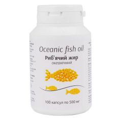 Рыбий жир океанический 500 мг, 100 капсул, Orlando