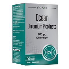 Пиколинат хрома Ocean Chromium Picolinate, 200 мкг, 90 капсул, Orzax