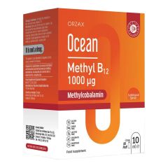 Вітамін B12, Ocean Methyl B12, 1000 мкг, 10 мл, Orzax