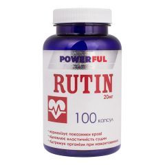 Рутин POWERFUL, 200 мг, 100 капсул, Красота и Здоровье