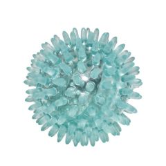 Массажный мячик Ridni Relax, диаметр 8 см, прозрачно-голубой