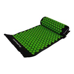 Акупунктурный массажный коврик с подушкой, салатовый