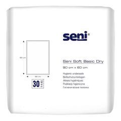 Гігієнічні пелюшки Seni Soft Basic Dry, 90x60, 30 шт.