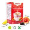 Чай "Позитивна енергія, журавлина та гібіскус", 17 пакетиків, YOGI TEA