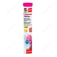 Вітамінний комплекс L-карнітин + Біотин, 15 шипучих таблеток, Doppelherz