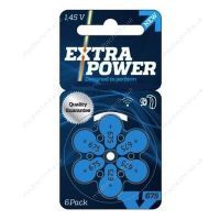 Комплект батарейок до слухового апарата, Extrapower 6-675 MF, 6 шт.