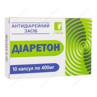 Діаретон (антидіарейний засіб), 400 мг, 10 капсул, Красота та Здоров'я
