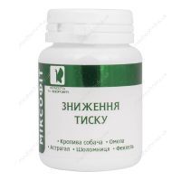 БАД "Зниження тиску", Міксофіт, 0,45 г, 45 таблеток в банку, Красота та Здоров'я