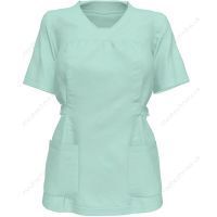 Медична блуза жіноча, ніжно-зелена, розміри 42-48