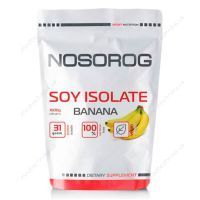 Ізолят соєвого білка, 1 кг, смак банана, Nosorog