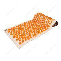 Масажний килимок із камінчиками DECO-Cluny, 140х40 см, помаранчевий