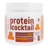 Протеїновий коктейль Powerfood, карамель, 500 г (у банці), Красота та Здоров'я