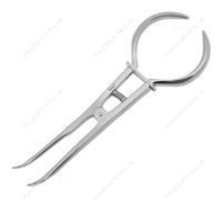 Щипці для накладання клампів, прямі, 17,5 см, Ridni