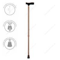 Палиця регульована за висотою алюмінієва (кольорова) KJT914А