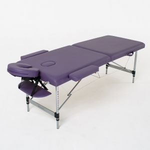 Массажный стол Florence FMA252L-1.2.3, 2-секционный, фиолетовый, алюминиевый, RelaxLine