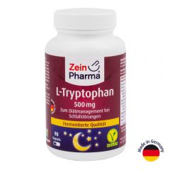 L-триптофан, 500 мг, 90 капсул, ZeinPharma