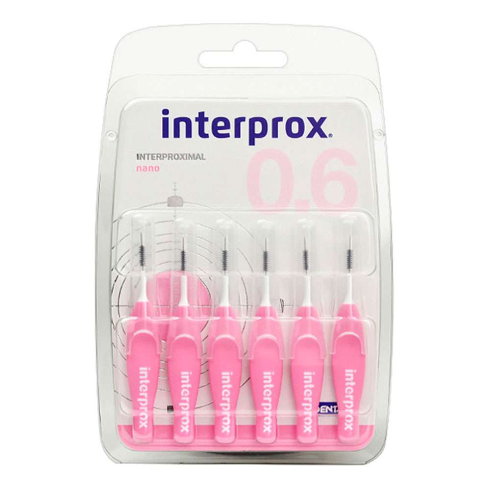 

Щетка межзубная 0,6 мм, INTERPROX 4G Nano, 6 шт.