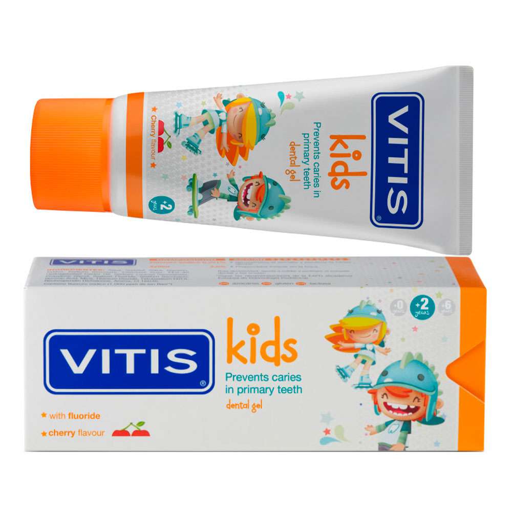

Гель-паста для детей, со вкусом вишни, 50 мл, VITIS KIDS