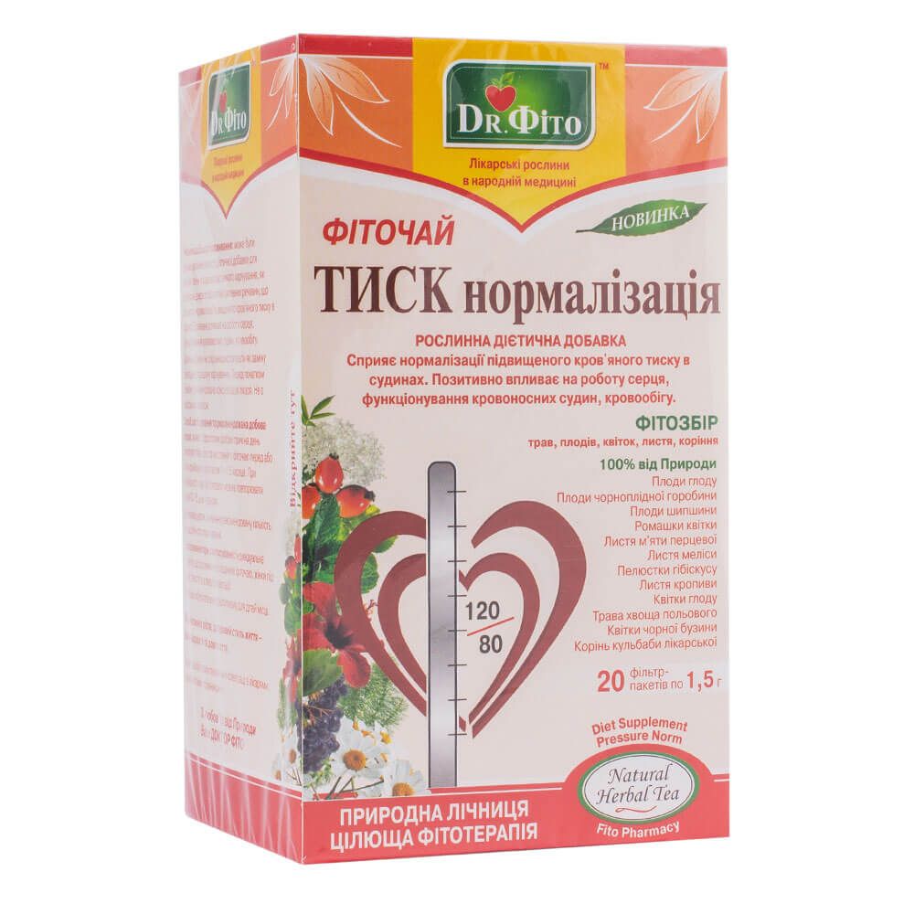

Фіточай Тиск нормалізація, Dr.Fito