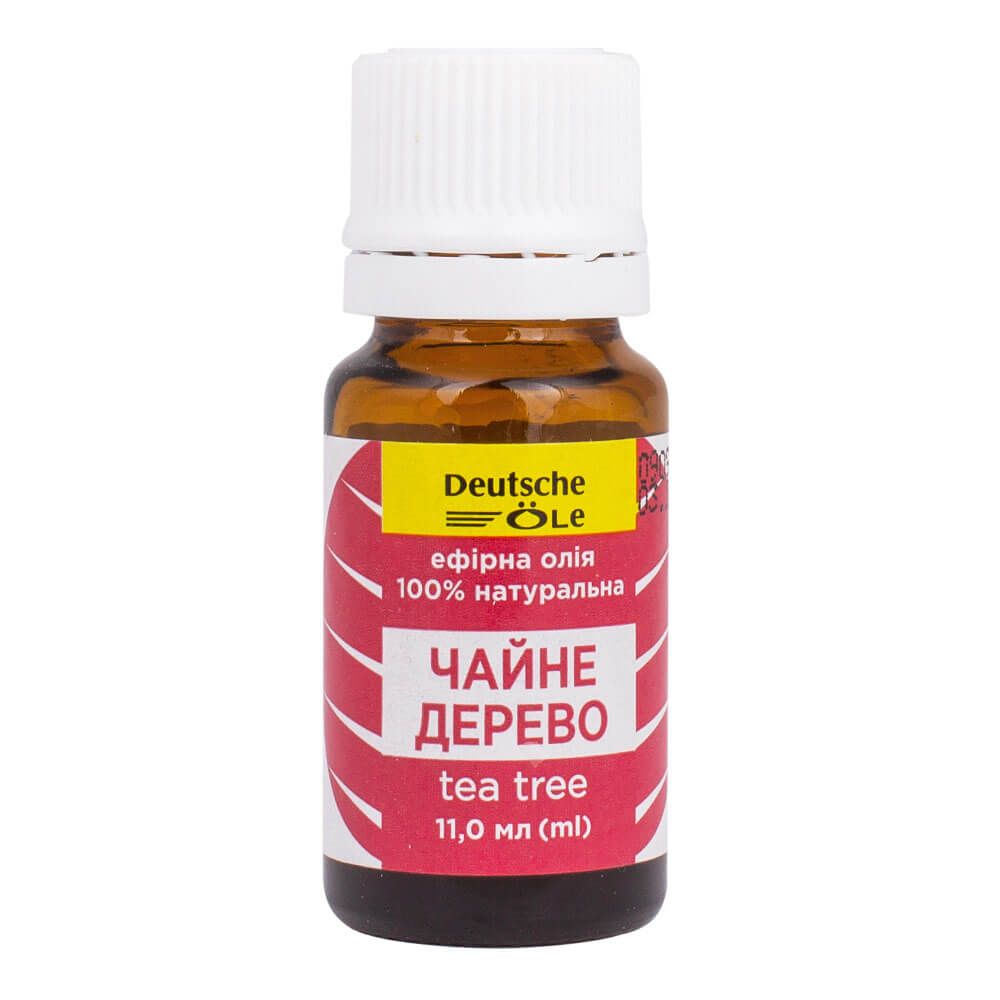 

Эфирное масло чайного дерева, DEUTSCHE OLE, 11 мл, Красота и Здоровье