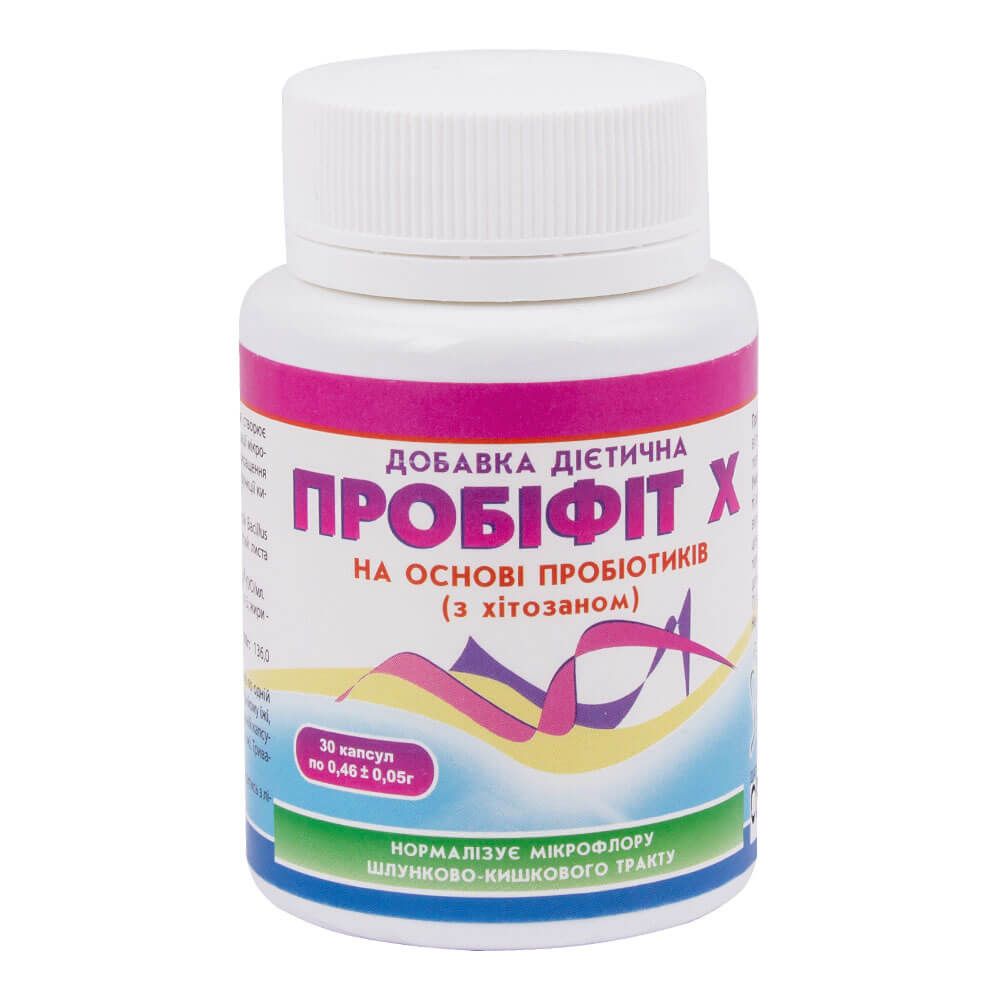 

Пробіфіт із хітозаном, 30 капсул, Фіторія