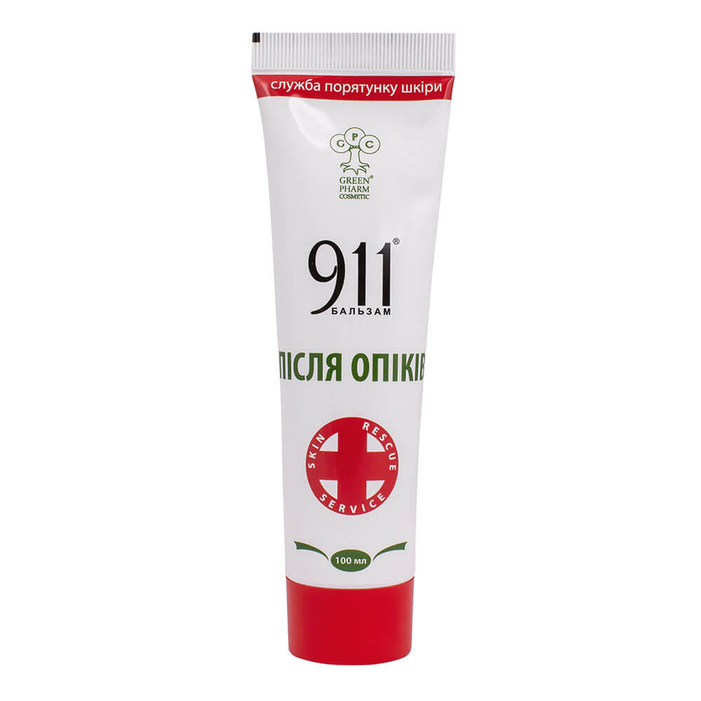 

Бальзам 911 После ожогов, 100 мл, Green Pharm Cosmetic