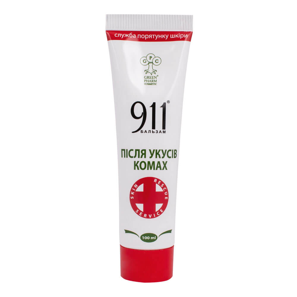 

Бальзам 911 Після укусів комах 100 мл, Green Pharm Cosmetic