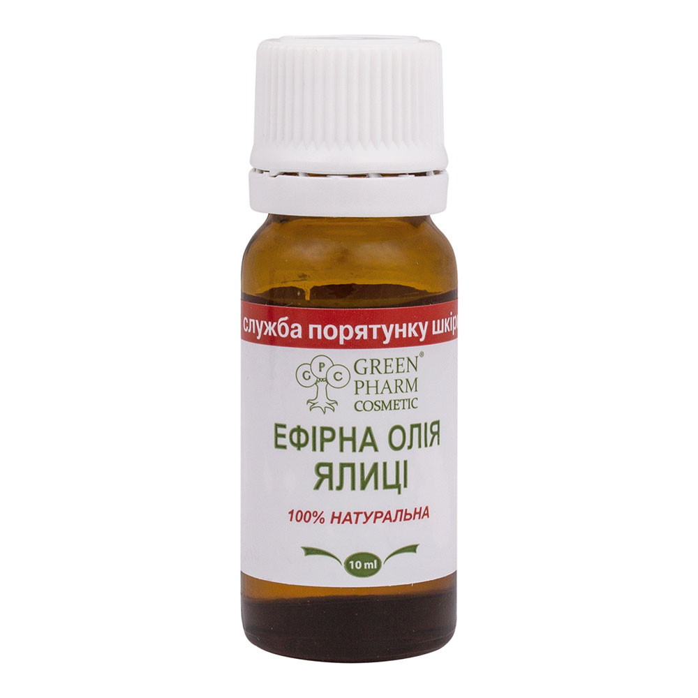 

Натуральна ефірна олія ялиці, 10 мл, Green Pharm Cosmetic
